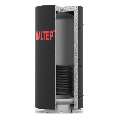 Round heat accumulator with heat exchangers - [4]