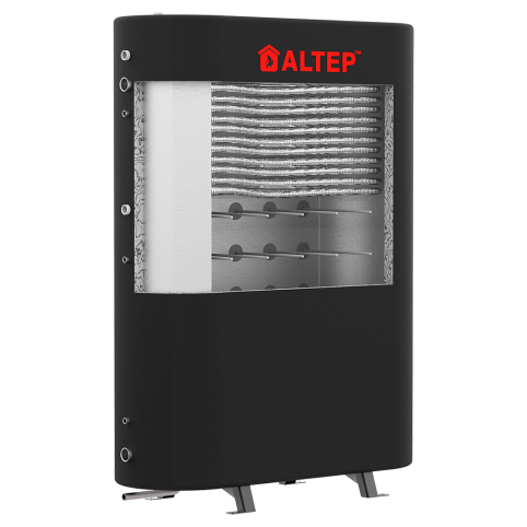 Flat heat storage with heat exchangers - [2]