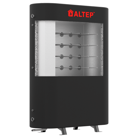 Flat heat accumulator without heat exchanger - [3]