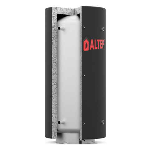 Round heat accumulator without heat exchanger - [2]