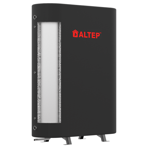 Flat heat accumulator without heat exchanger - [2]